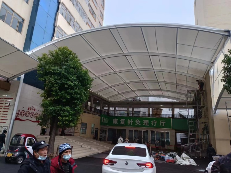 2026连云港经济技术开发区推拉棚膜结构一体化厂家，厂区、园区停车棚工程承接